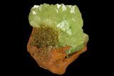 Yellow-Green Adamite Crystal Cluster - Durango, Mexico #127033-1